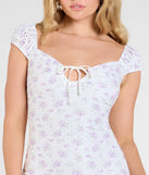 Own every entrance in the Flirty Effect Cap Sleeve Bodycon Floral Mini Dress, a ivory party dress perfect for milestone birthdays and grad parties, or dancing through summer nights and unforgettable bachelorette celebrations.