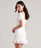 Whether you're headed to brunch or running errands, the Looking Like A Daydream Eyelet Lace Dress in white delivers effortless style in a breathable, go-to casual dress.