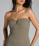 Breath Of Fresh Air Smocked Maxi Tube Dress