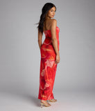 Dance To My Rhythm Abstract Tube Maxi Dress