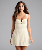 Shine with confidence, elegance, and standout style in the Feel The Sunshine Sweetheart A-Line Mini Dress—a ivory graduation dress designed with a fresh silhouette and the latest trends.