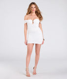 Bring high-impact style to your nightlife in the After Party Off-The-Shoulder Mesh Mini Dress, a bold ivory club dress made for dancing, parties, and unforgettable nights.