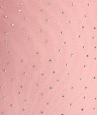 Starry Eyes Strapless Rhinestone Mini Dress