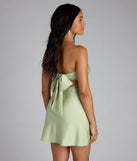 When The Sun Goes Down Tie Back Mini Dress