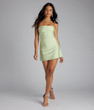 When The Sun Goes Down Tie Back Mini Dress