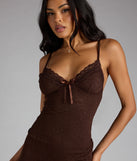 Let's Have Some Fun Lace Bodycon Ruffle Mini Dress