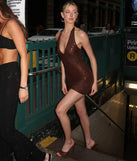 Born To Shine Sequin Mini Dress