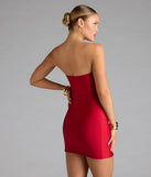 Bring high-impact style to your nightlife in the Such A Tease Cutout Bodycon Mini Dress, a bold red club dress made for dancing, parties, and unforgettable nights.