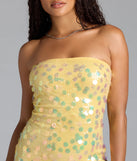 Disco Club Sequin Mini Dress