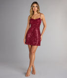 After Party Sparkle Sequin Mini Dress