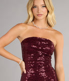 Sparkle Goals Sequin Tube Mini Dress