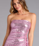 Sparkling Party Girl Sequin Mini Dress