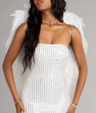 Incredible Glow Rhinestone Mini Dress