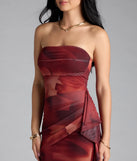 Diamond In The Rough Tube Abstract Mini Dress
