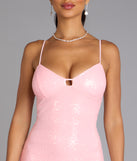 Dazzle Scene Sweetheart A-Line Sequin Mini Dress