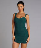 Starry Nights Glitter Bodycon Mini Dress
