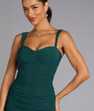 Starry Nights Glitter Bodycon Mini Dress