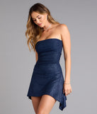 Glow Factor Glitter Mini Dress
