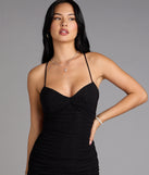 Dazzled And Dazed Glitter Mini Dress