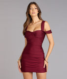 Dare To Stun Cold-Shoulder Bodycon Mini Dress