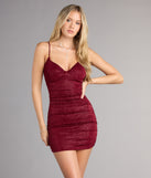 Major Glow Glitter Bodycon Mini Dress