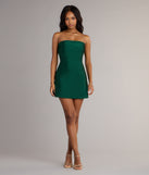 Laced In Allure Strapless Mini Dress