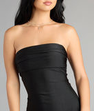 No Effort Drama Lace-Up Mini Dress
