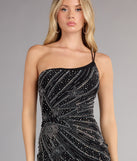 Starlight Shine One-Shoulder Mini Dress