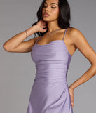 Set The Vibe Asymmetric A-Line Mini Dress