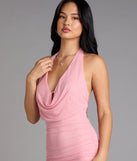 Party Crush Lace-Up Mini Dress
