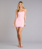 Here For The Vibes Ruched Mesh Mini Dress