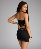 Ring Me Up Tube Mini Dress