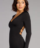 Own the Night Strappy Back Mini Dress