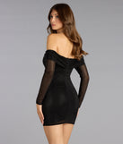 Spotlight Stealer Rhinestone Mini Dress