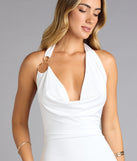 Curve Appeal Halter Mini Dress