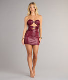 Risk Taker Tube Cutout Mini Dress