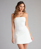 Forever Chic Drop Waist A-line Mini Dress