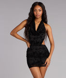 After Dark Backless Mini Dress