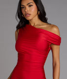 Turn Up The Heat One-Shoulder Mini Dress
