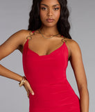 Dangerous Romance Chain Midi Dress