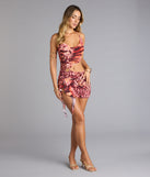 Untamed Glow Leopard Mesh Mini Dress