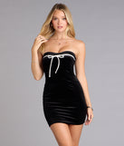 Sweet Intentions Velvet Mini Tube Dress