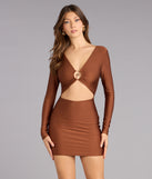 Caught Staring Cutout Mini Dress