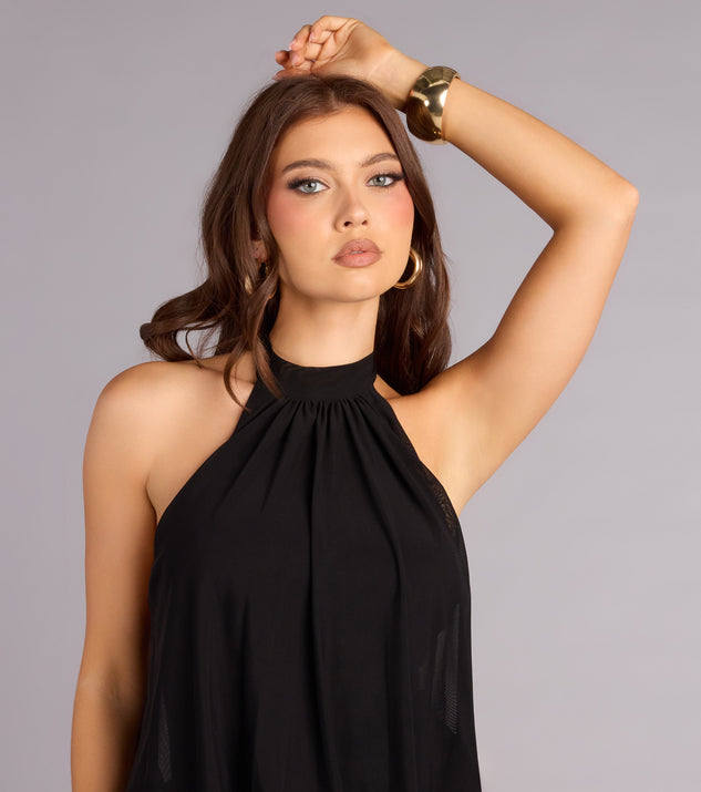 Keep It Cute Halter Mini Dress | Windsor Keep It Cute Halter Mini Dress | Windsor
