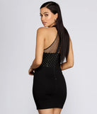 Major Mesh Moment Mini Dress