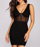 Fresh In Mesh Mini Dress
