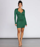 Taking The Plunge Mini Dress