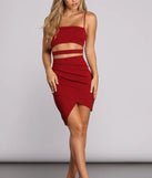 Sultry Styles Mini Dress