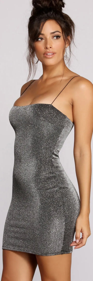 Shimmer And Glimmer Mini Dress