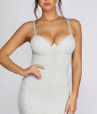 Glam Heat Stone Glitter Dress